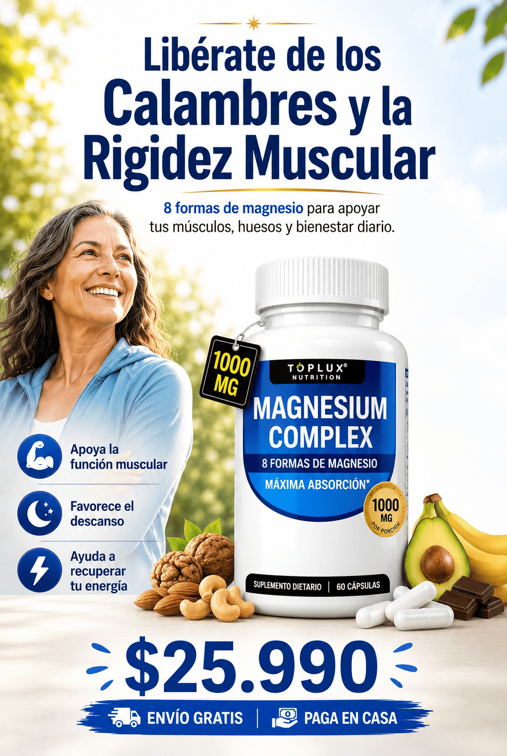 MAGNESIO COMPLEX 1000 MG