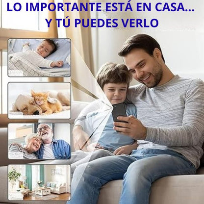 Mini Cámara WiFi — Tu tranquilidad en la palma de tu mano.