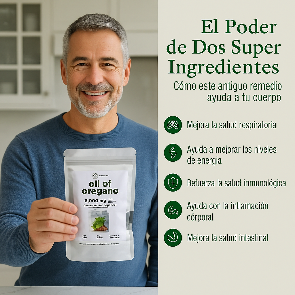 Aceite de Orégano 100 % puro – Apoya tu bienestar natural