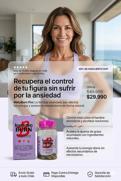 LEMME BURN  SUPLEMENTO (60 cápsulas)