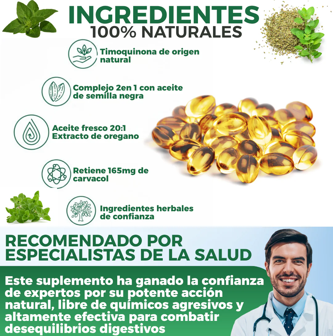 Aceite de Orégano 100 % puro – Apoya tu bienestar natural